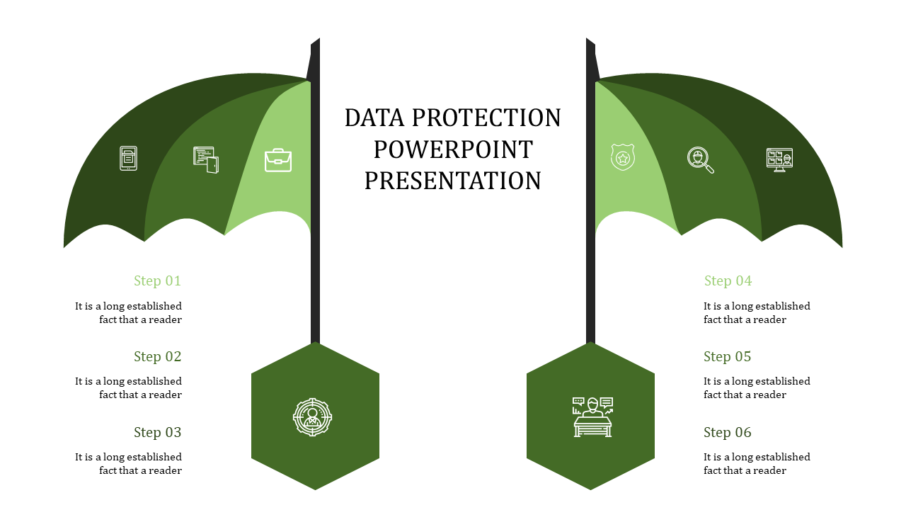 data protection powerpoint presentation templates-data protection powerpoint presentation-green